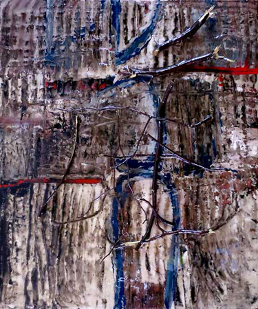 Erik Bennink - Painting with Branches #1